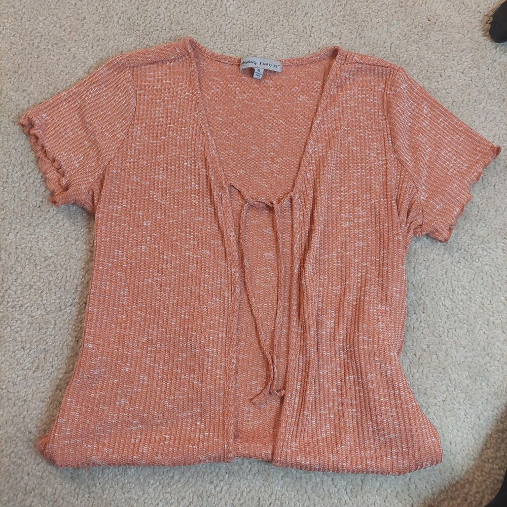 2 Piece Set - Overshirt & Camisole - Size XL - Absolutely Famous